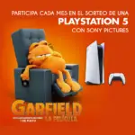 Gana una PS5 con Sony Pictures y Garfield