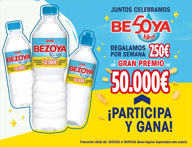 Bezoya agua sortea 50000 euros