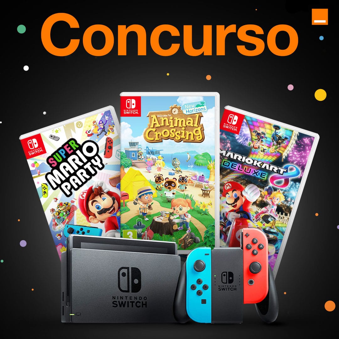 Participa en el sorteo de una Nintendo Switch con Orange | Concurseo