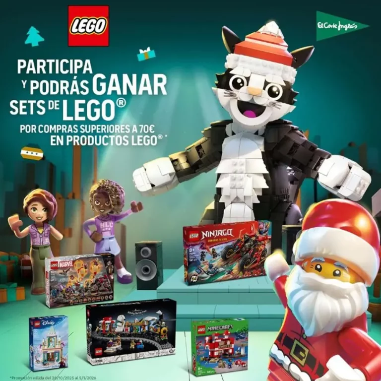 Sorteo de Navidad de Lego en El Corte Inglés