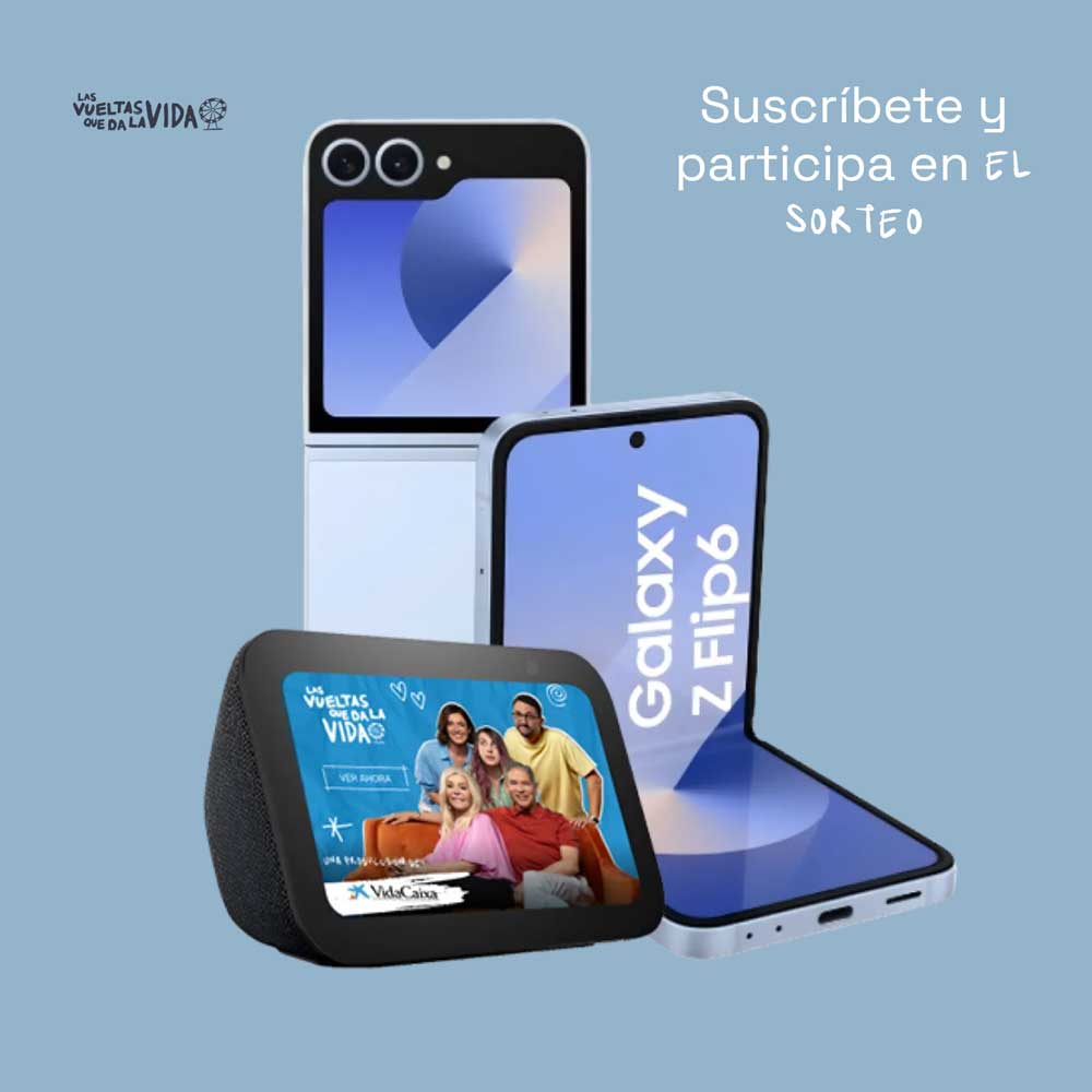 La Caixa sortea un Galaxy Z Flip 6 y un Amazon Echo Show 5