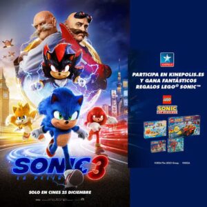 Gana un set de LEGO de Sonic 3 la película