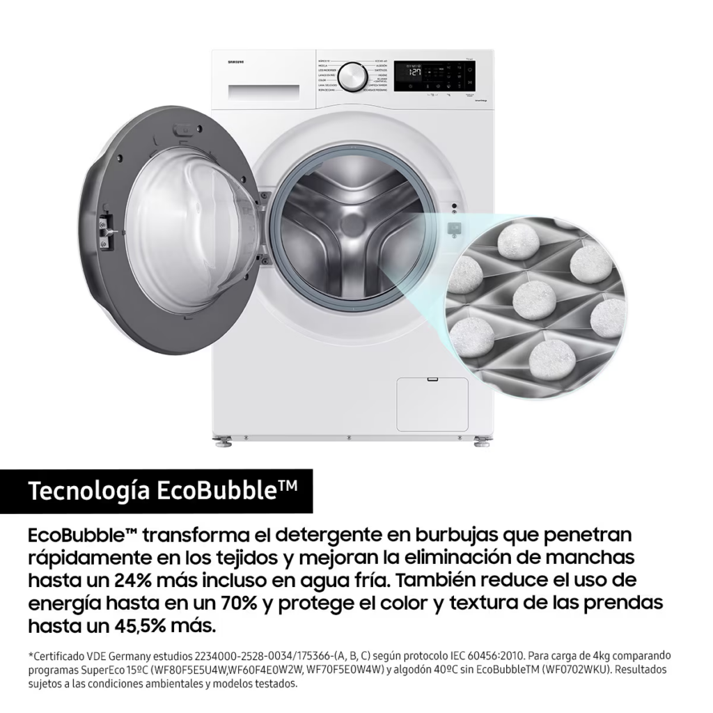 Lavadora Inteligente de Samsung