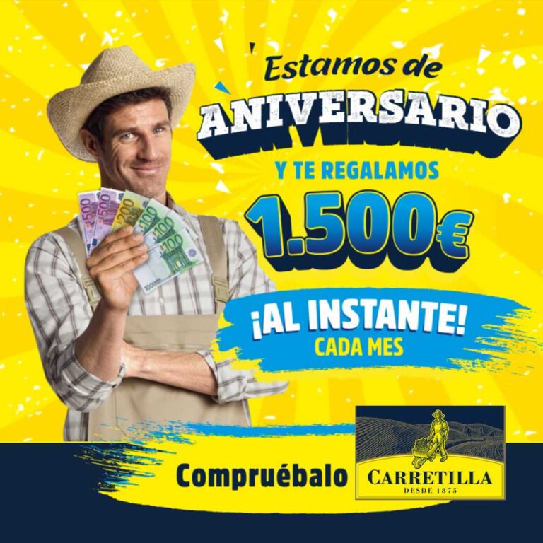 Espárragos carretilla regala premios mensuales de 1.500 euros