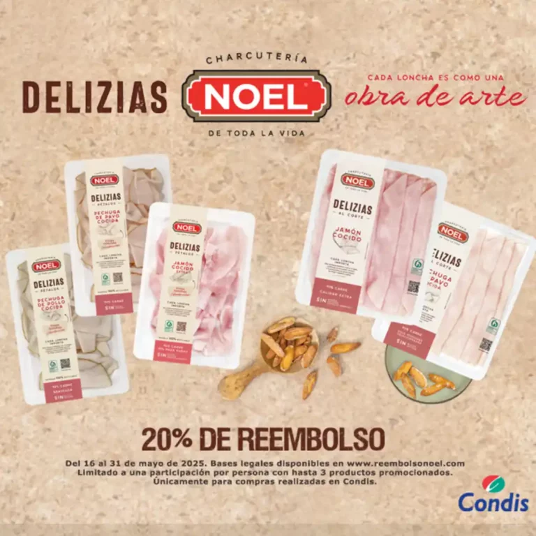 Reembolsos Noel en cadena Condis