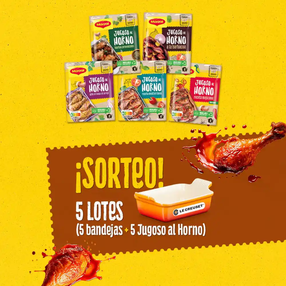 Sorteo de bandejas Le Creuset con Maggi
