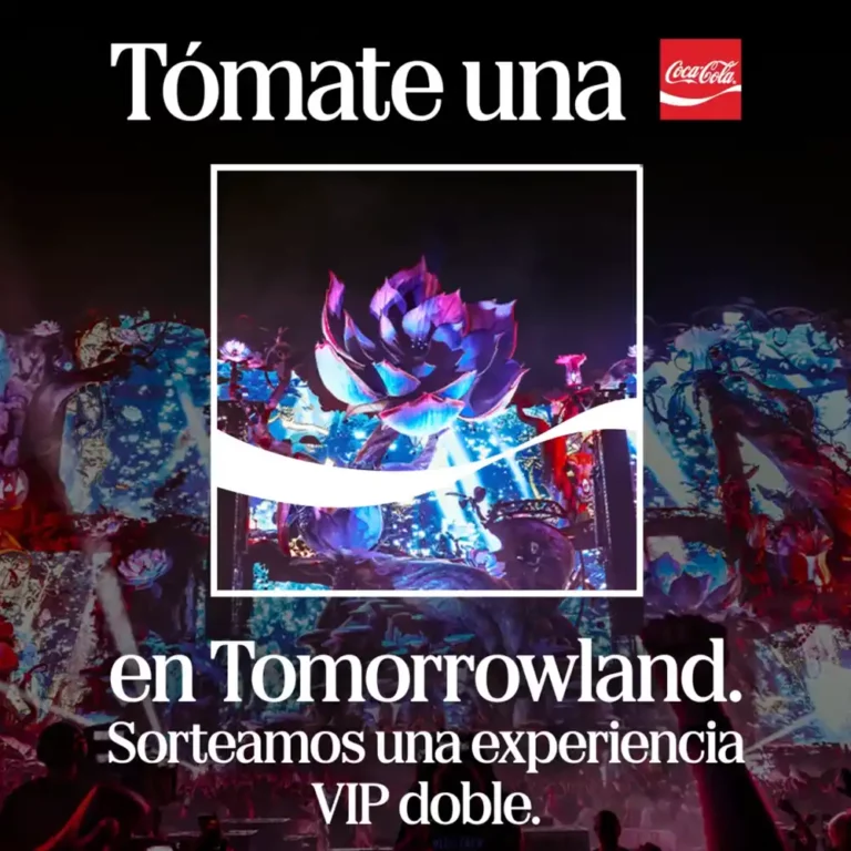 Coca Cola sortea una experiencia VIP en el Tomorrowland