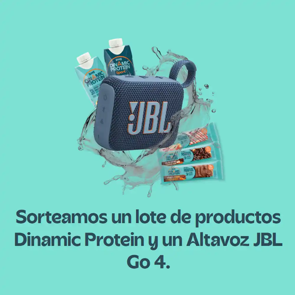Dinamic Protein sortea un altavoz JBL Go 4