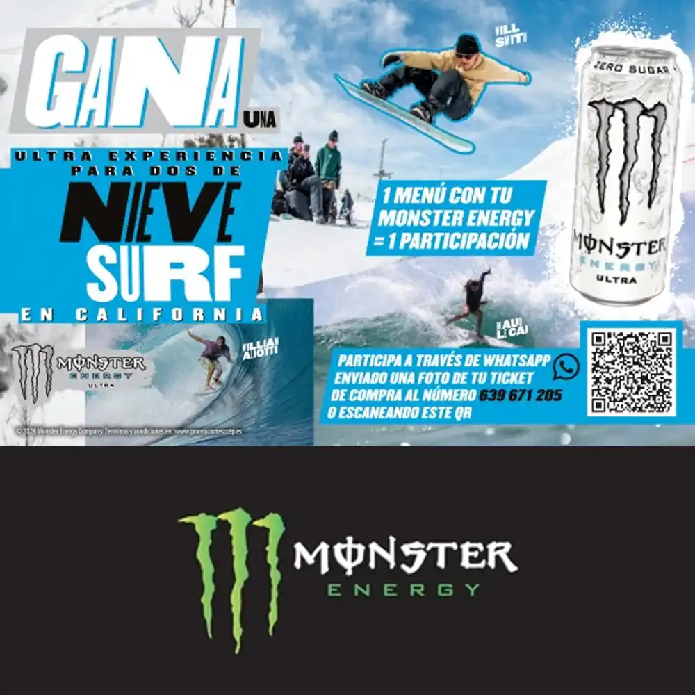 Monster Energy sortea un viaje a California