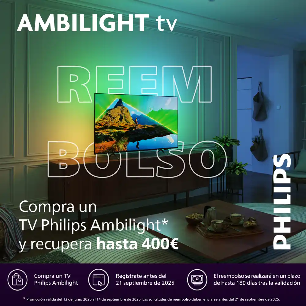 Reembolso Philips Ambilight TV
