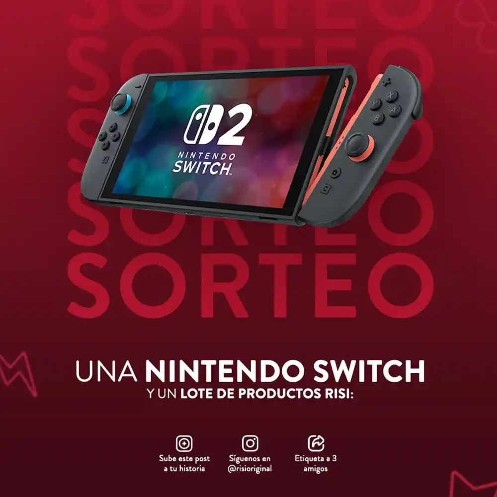 Snacks Risi sortea una consola Nintendo Switch 2