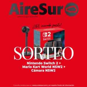 Sorteo de una Nintendo Switch 2 en CC AireSur