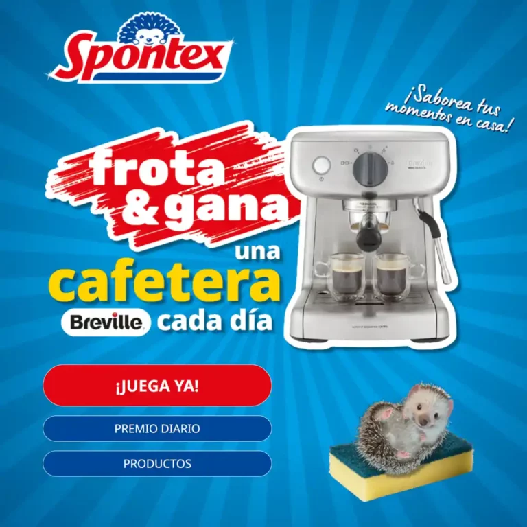 Spontex sortea una cafetera Breville diaria