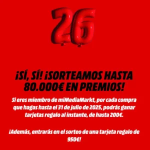 26 aniversario de Mediamarkt