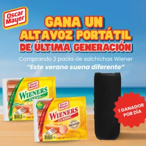 Oscar Mayer sortea un altavoz JBL cada día