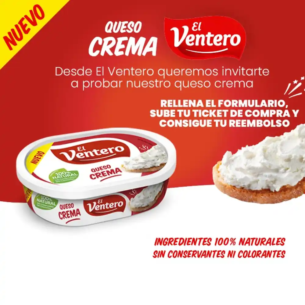 Reembolsos de queso El Ventero
