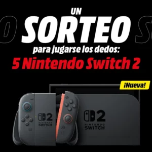 Sorteo de 5 Nintendo Switch 2 en Mediamarkt