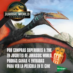 Concurso de Jurassic World Rebirth en El Corte Inglés
