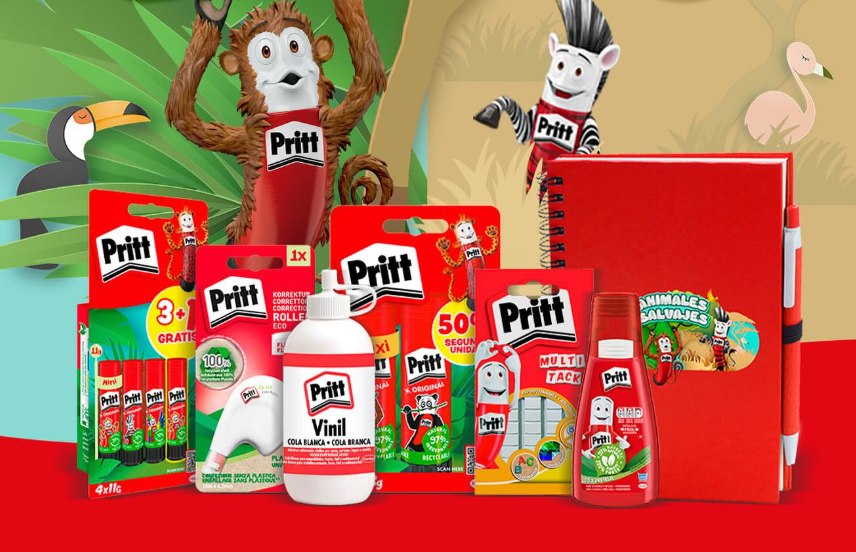 Estos son los lotes de material Pritt