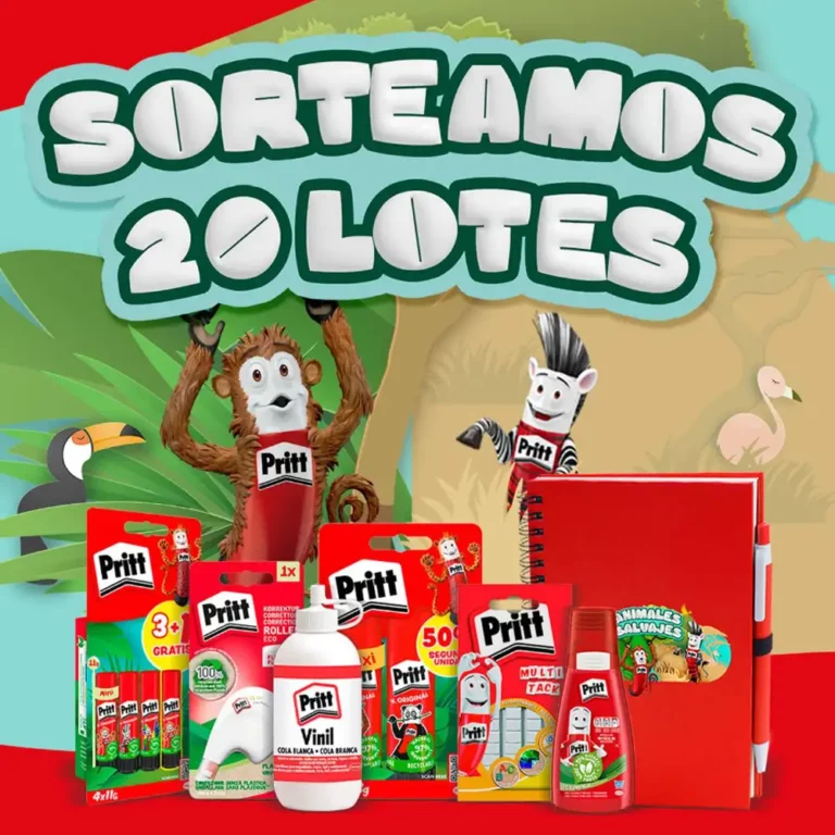 Sorteo 20 lotes Pritt