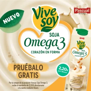 Prueba gratis Vivesoy Omega 3 de Pascual