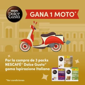 Nescafé Dolce Gusto regala una moto Vespa Primavera
