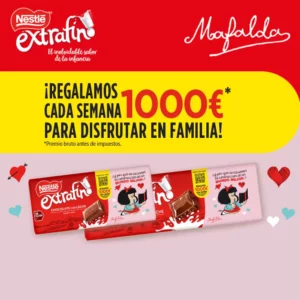 Nestlé Extrafino regala 1000 euros semanales con Mafalda