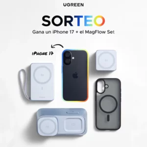 Ugreen sortea el nuevo iPhone 17 y un MagFlow set