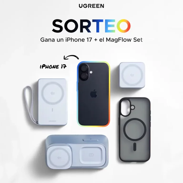 Ugreen sortea el nuevo iPhone 17 y un MagFlow set