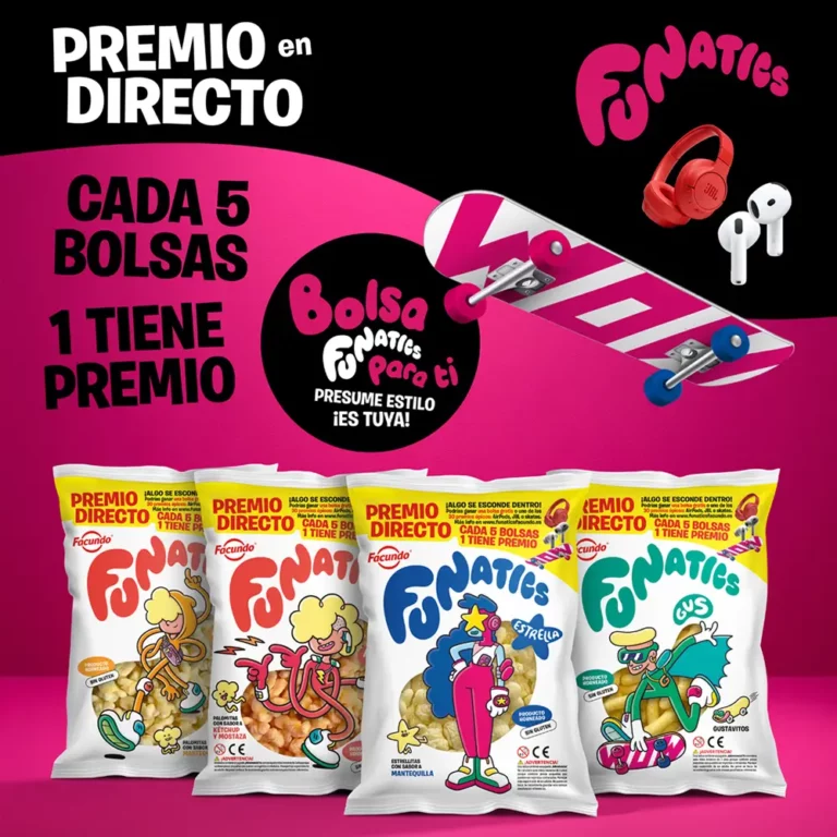 Sorteo de Airpods y auriculares con snacks Facundo