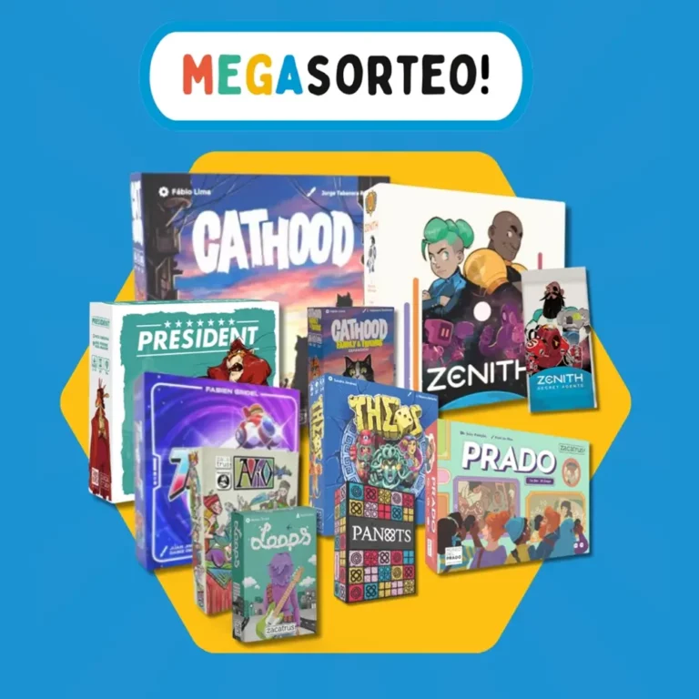 Zacatrus sortea 3 lotes de juegos de mesa