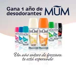 Gana 1 año de desodorante MUM