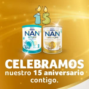 Consigue un reembolso NAN de Nestlé para bebés por su 15 aniversario