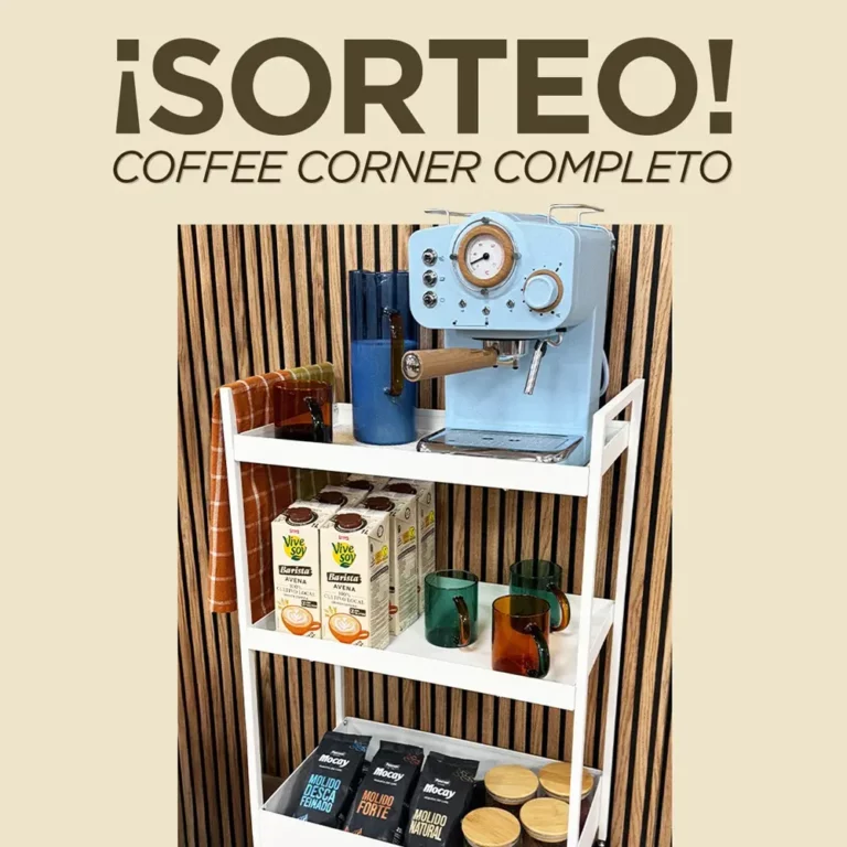 Vivesoy sortea un coffee corner completo