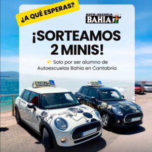Autoescuelas Bahía sortea 2 coches Mini