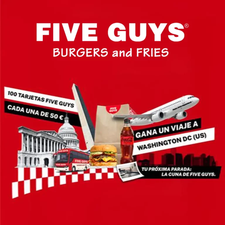 Five Guys regala un viaje a Washington