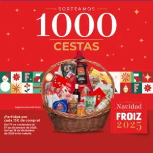 Sorteo de 1.000 cestas de Navidad en Supermercados Froiz