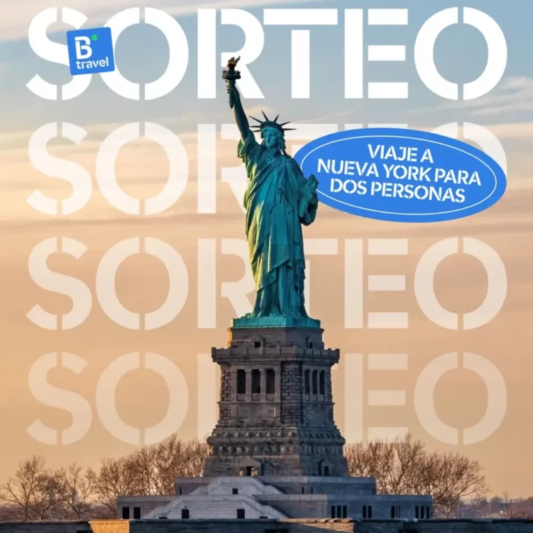 Sorteo de B Travel de un viaje a Nueva York