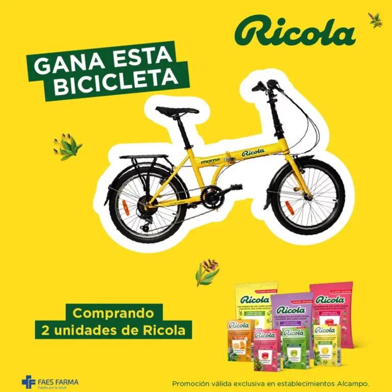 Sorteo de una bicicleta Ricola de Moma Bikes en Alcampo