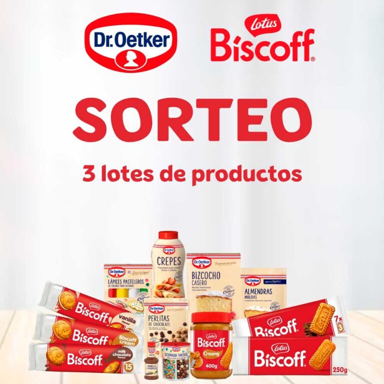 Sorteo de Lotus y Dr. Oetker