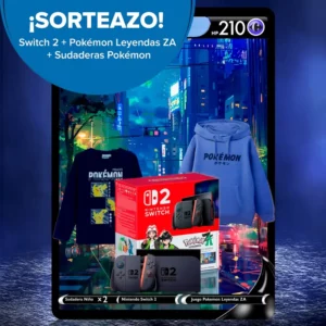 Sorteo de una Switch 2 con Pokemon Legends