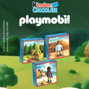 Chocolate Kinder regala packs de Pllaymobil