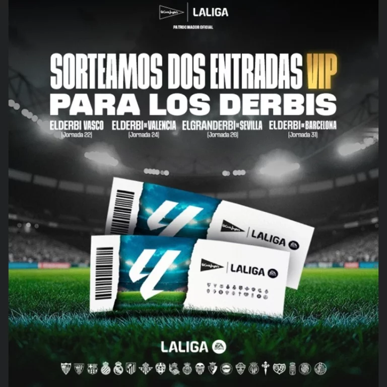 Sorteo de entradas para derbis de la liga en El Corte Inglés