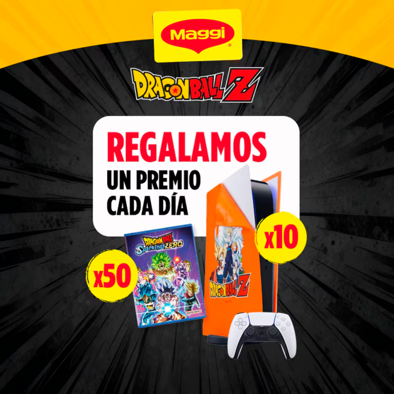 Maggi regala 10 PS5 y Dragonball Sparking Zero