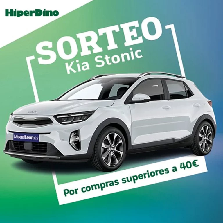 HiperDino sortea 2 coches Kia Stonic
